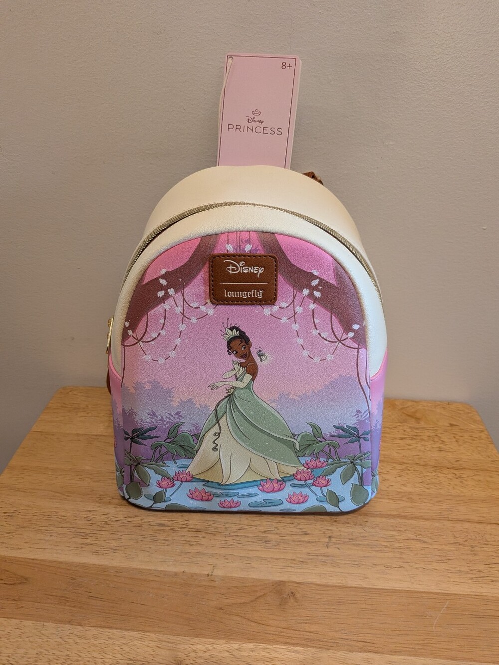 Loungefly Disney Princess Tiana Mini Backpack - Pink & Cream